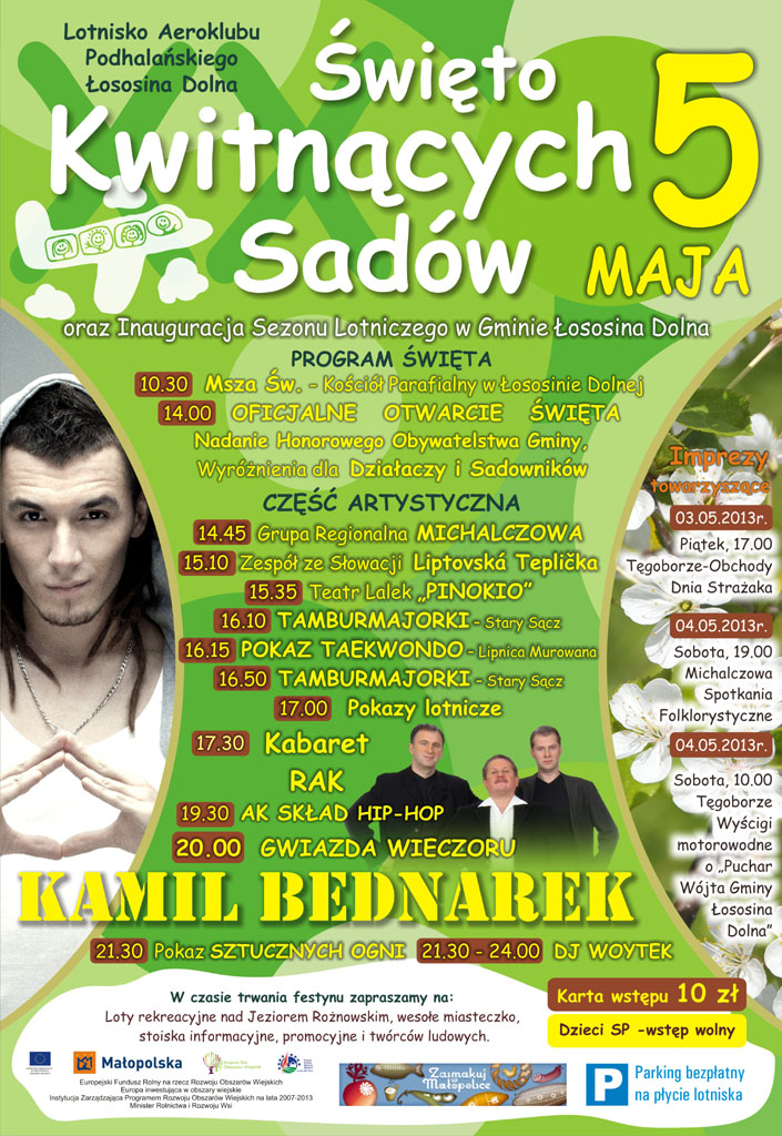 Plakat swieto Kwitnacej wisni minimal